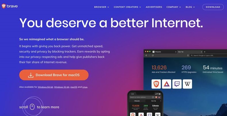Brave Browser — быстрый и безопасный браузер с возможностью заработка. Отзыв и обзор