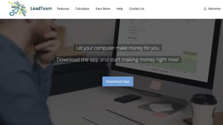 LoadTeam — майнинг на CPU с конвертацией сразу в $, вывод от 1$ на PayPal