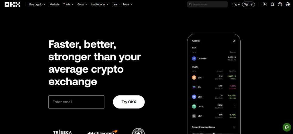 биржа okx